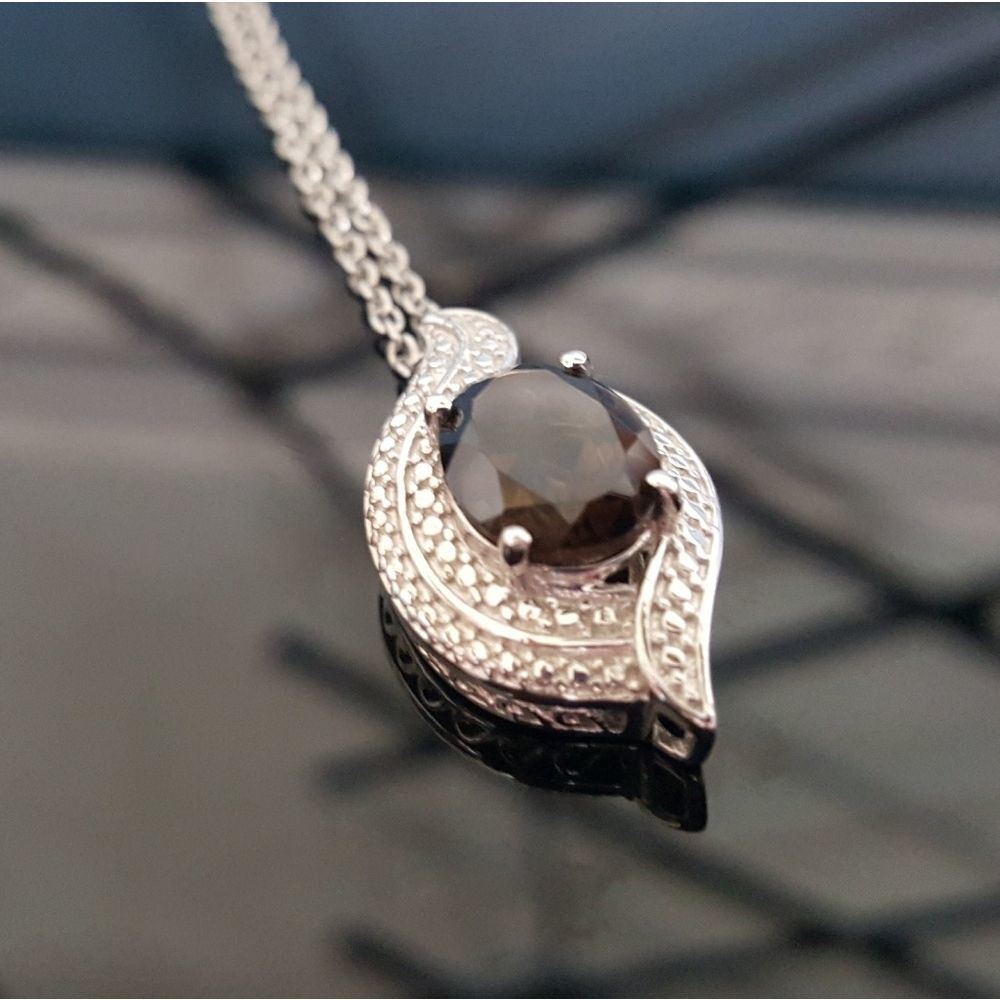 Brazilian Smoky Quartz Pendant